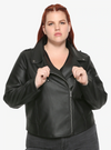 RIVERDALE SOUTHSIDE SERPENTS FAUX LEATHER GIRLS JACKET PLUS SIZE HOT TOPIC EXCLUSIVE