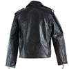 Xelement B7100 'Classic' Men's Black TOP GRADE Leather Motorcycle Biker Jacket